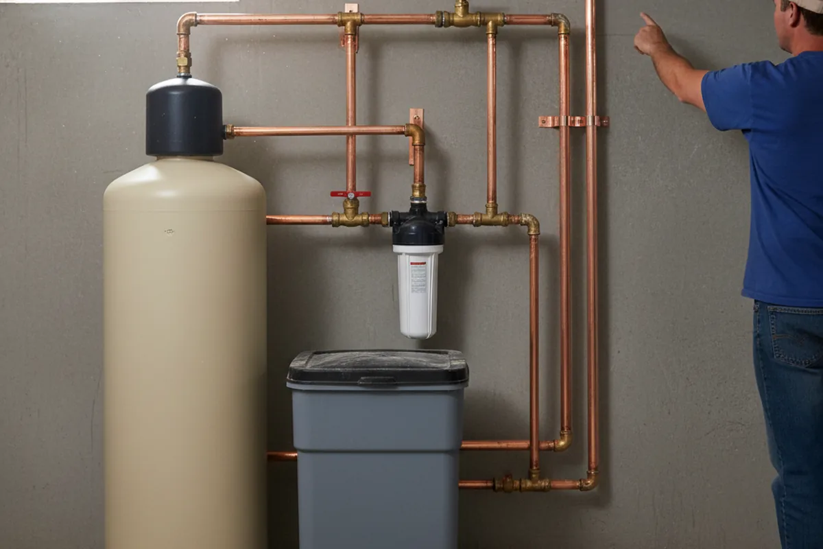 Whole-house water treatment system installed in Kendalia